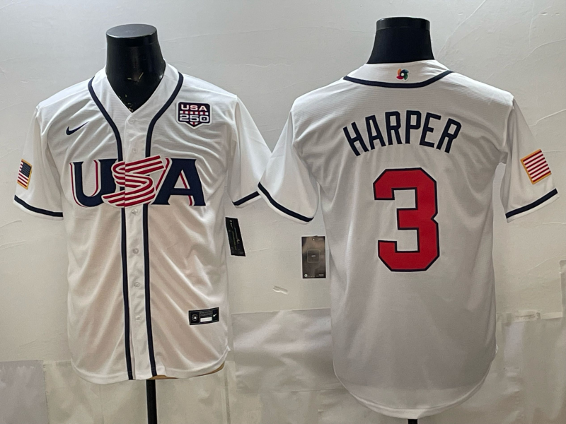 Men 2026 World cup white MLB Nike jersey 0030->more jerseys->MLB Jersey